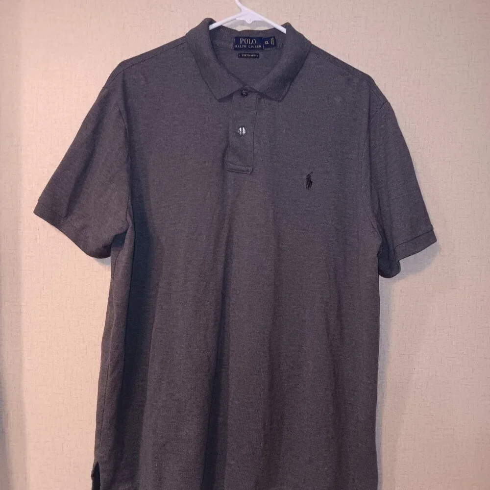 POLO Ralph Lauren Men’s Polo Shirt XL Gray Embroidered